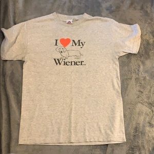 I love my wiener shirt